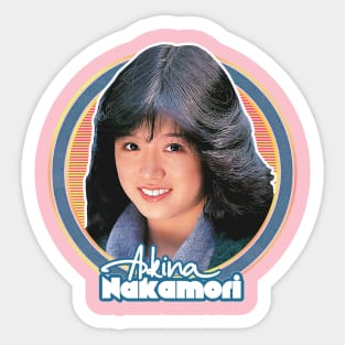 Akina Nakamori 中森明菜 //// Vintage Fan Art Design Sticker